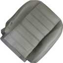 SecosAutoparts Driver Side Bottom Synthetic Leather Seat Cover Gray Compatible with Hummer H2 2003 2004 2005 2006 2007