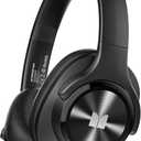 Monster Mission 200 Bluetooth Headphones, Wireless Headphones with 3 EQ Modes, Low Latency HiFi Stereo Foldable Lightweight Headset, 60H Playtime,Deep Bass for Home Office Cellphone PC Ect (Black)