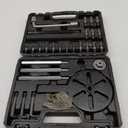 DISEN Bearing Puller 35-in-1, Bearing Puller KIt with Wrench, Blind Inner Bearing Pullers Kit, Bearing Removal Tool for Ball Bearings with Case (Refer to The Video for Installation and Usage) - Black