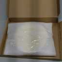 Ceramic Plant Saucer, 6.3 Inch Plant Water Catcher Tray, Plant Pot Saucers for Indoor/Outdoor Plants/Flower Drainage Drip Water Tray [Round Green Blue]