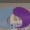 Foot Massager Mat, Yinyang Balance Tai chi Bagua Pattern with Magnetic Therapy, Acupressure Reflexology Mat for Daily Foot Relaxation and Pain Relief, Purple and Blue