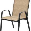JEAREY Dining Chairs Set of 4, Outdoor Dining Furniture Set, All Weather Dining Set for Lawn, Garden, Backyard, Beige