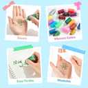 gisgfim Glitter Glue 18 Colors Washable Art Glitter Glue 0.67 Oz Neon Metallic Rainbow Stick Set for Craft Scrapbooking DIY Art Crafts Decorating Supplies(18 Pack)
