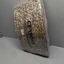 CENBOSS Rattan Christmas Tree Collar, Wicker Tree Skirt & Stand Base Cover (Black Wash, 42 inch)