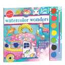 KLUTZ Watercolor Wonders Painting Kit, 10 Piece Set