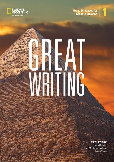 Great Writing 1 with the Spark platform (Great Writing, Fifth Edition)