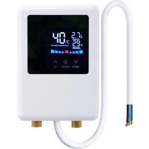 Tankless Water Heater Electric 5000W 110V - 120V, Under Sink Instant Water Heater Tankless, On Demand Hot Water Heater Electric 110 Volt, Mini Water Heater Electric Tankless Under Sink for RV, Kitchen