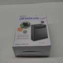 290GPH Turtle Tank Filter for 40-85 Gallon, Turtle Filter Low Water Level and Flow Adjustable, Turtle Water Filter for Shrimps Amphibians Turtle Tank Saltwater Freshwater Crystal Clear (Black)