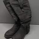 GLOBALWIN Women's Chunky Low Heels Boots Knee High Boots For Women, 6.5