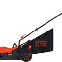 BLACK+DECKER Electric Lawn Mower with Bike Handle, 15-Inch, 10-Amp, Corded (BEMW472BH)