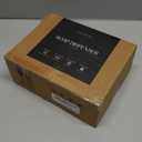 FINESSY Amber Hand Dish Soap Dispenser for Kitchen Countertop and Bathroom with Tray Set for Refillable Liquid Detergent Dishwasher and Lotion Bottles, Farmhouse Kitchen Soap Dispenser Set with Pump