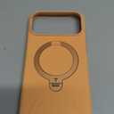 TORRAS Ostand Q3 Silicone for iPhone 17 Pro Max Case, Fit for MagSafe, 360 Spin Ring Stand, Liquid Silicone Cozy Vibrant Grip, Camera Control, Protective Case for iPhone 17 Pro Max, Pastel Orange