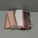 Kosiz 300 Pcs Single Rose Sleeve 6 Colors Plastic Packaging Flower Wrapping Bags Waterproof Gold Edge Bouquet Bags Floral Arranging Supplies for Mother's Gift Valentine Gift