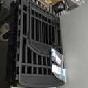 IRIS USA Dog Playpen 34" Tall Dog Playpen Indoor  8-Panel Puppy Playpen with Door, 63 x 63 x 34, Extra Tall Dog Play Pen Indoors for Large Dogs, Plastic Pet Playpen, Indoor Dog Pen, Black