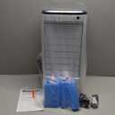 Windowless Air Conditioner with 6 Ice Packs, 3 Modes & 3 Speeds Swamp Cooler Air Conditioner, 12H Timer, 4L Tank for 24H Cooling, Remote, Dual Tank Portable Air Conditioners No Windows Needed