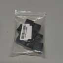 12PCS Square Rubber Furniture Leg Caps 1 Inch x 1 Inch Square Chair Leg Caps Covers Black Furniture Foot Table Chair Leg End Cap, Anti-Slip Chair Leg Floor Protectors, Black