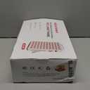 Red Light Therapy, 630/660/810/830/850nm 5 Wavelengths Red Near Infrared Light Device with 60 Dual Chip Clinical Grade LEDs, Remote Control, Timer for Face, Body, Pain Relief, BO-300 (White)