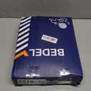 BEDELITE Velvet Fitted Sheet and Pillowcases Set, Luxury Soft Fuzzy Bottom Sheet with Reinforced Elastic Corner Straps, Deep Pocket up to 15 Inch, 1 Fitted Sheet and 2 Pillowcases (Queen, Light Grey)