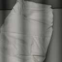 IWD Women's Square Neck Sleeveless Mini Dress Ruched Waist Tiered Ruffle Hem A Line Short Dresses (M, White)