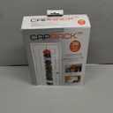 Perfect Curve Cap Rack System 36  Baseball Cap Organizer (12 clips hold up to 36 caps,Black)