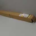 UNISHADES no Drill Cordless Roman Shades for Windows, 34" W 64" H - Light Filtering - Linen - White