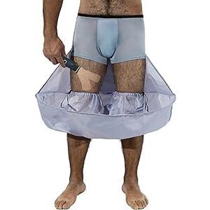 Body Hair Apron Bib for Men and Women, Non-Dirty Floor Shaving Leg Hair BibLeg Shaving Cape