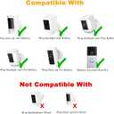 Solar Panel Charger for Ring Camera, Compatible with Stick Up Camera Battery, Ring Spotlight Plus/Pro, Stick up Pro, Waterproof 6w5v (White-2Pack)