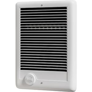CSC101TW Electric Wall Heater Complete Unit with Thermostat, 1000 Watt 3412BUT, 120 Volt, Part 67508, White