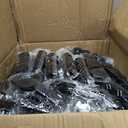 Shoe Organizer Cabinet Up to 72 Pairs, Shoe Closet-Covered Shoe Rack with See-Through Door (Clear, Plastic, Stackable) Cubby Portable Shoe Organizer with Covers, Hooks & Pockets, Black