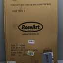 Sooez Heavy Duty Binder with Plastic Sleeves 18"x24", Portfolio Folder with 30 Clear Sheet Protectors, Display 60 Pages, Presentation Book for Artwork, Sheet Music, Document (Black)
