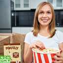 POPFULLY Cinnamon Toast Microwave Popcorn, Fully Pops - Sweet & Crunchy, Bulk Case for Movie Time Snacking - 18-Pack (2.82 Ounce (Pack of 18))