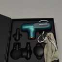 Super Mini Massage Gun, Percussion Deep Tissues Muscle Massager, Compact Sports Travel Massage Gun, Portable Handheld Massager for Home, Gym, Office, Outdoors (Green)