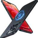 TORRAS Magnetic Slim-Fit for iPhone 15 Pro Max Case, Ultra-Thin 15 ProMax Phone Case Compatible with MagSafe, Lightweight Anti-Scratch Matte Hard iPhone 15 ProMax Case 6.7 inch OriginFit, Black