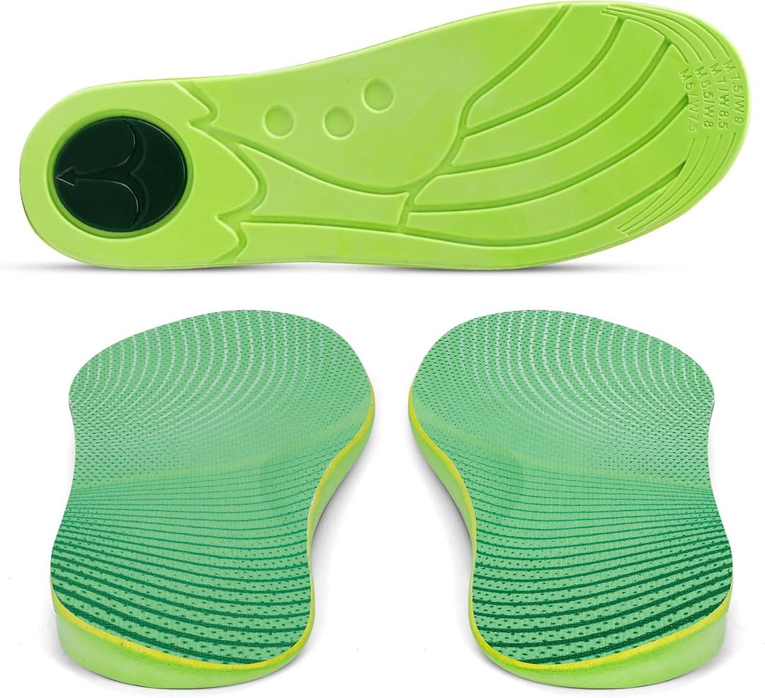 Supination Correction Insoles for Men and Women, O/XO Leg Orthopedic Corrective Insoles and Arch Support Comfort Cushion Inserts for Bow Legs, Foot Alignment, Posture Improve (L: M 10-11.5/W 11.5-13)