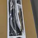 52" Outdoor Ceiling Fans with Lights and Remote Control, Wood Ceiling Fan with Lights High CFM Quiet 3 Blade Wood Walnut Fan, Propeller Ceiling Fan for Outdoor/Indoor/Patio,Matte Black