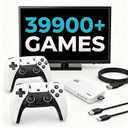 Anyando Retro Gaming Console - Plug&Play Classic Video Game Emulators Stick with Built-in 39900+ Games,28 Classic Emulators, 4K HD HDMI TV Connect, Dual 2.4G Wireless Controllers