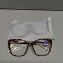 CCVOO Trendy Reading Glasses for Women, Oversized Blue Light Readers, Cheaters Eyeglasses, Stylish Square Cat Eye Glasses