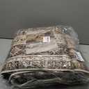 Washable 6x9 Area Rugs for Living Room: Soft Vintage Brown Rug