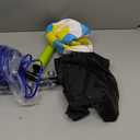 Portable Volleyball Net Set for Backyard, Beach & Outdoor - Regulation Size, Height-Adjustable Poles, PU Volleyball with Pump, Carrying Bag (C-Deep Blue)