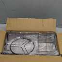 NearMoon Toilet Paper Organizer Stand, Free Standing 3 Rolls Tissue Storage, Metal Bathroom Accessory, Rustproof Toilet Roll Holder for Kitchen Countertop Inside Cabinet Shelf(Metal Base, Matte Black)