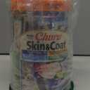 INABA Churu Lickable Purée Natural Cat Treats for Skin and Coat with Omega Oils, Taurine and Vitamin E, 0.5 Ounces Each Tube, 50 Tubes, Skin & Coat Variety, Best By: 11/04/2026