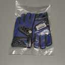 BEAST RAGE Soccer Goalkeeper Gloves for Kids Boys Youth,Soccer Goalie Gloves 4MM Anti-Slip Latex Palm Double Wrist Support,All Weather Football Gloves (Size 5 Suitable for 9-12 Years Old, Blue)