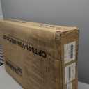 Seventable White Computer Desk with Drawers, Gaming Desk with Keyboard Tray, Office Desk with LED Lights & Power Outlets, 47 inch Writing Desk with Monitor Stand for Small Space