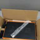 Orion Motor Tech Motorcycle Lift, 1100lb Scissor Lift Jack with Wide Deck T Handle 3/8" Socket, Motorcycle Center Stand with Chain Brush, Crank Hoist Stand for ATV Dirt Bike Cruiser, Orange