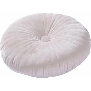 HLOVME Round Pillow Cushion for Couch Velvet Decorative Small Throw Pillow Solid Color for Living Room Bed Floor 13.7, Beige HLOVME Round Pillow Cushion for Couch Velvet Decorative Small Throw Pillow Solid Color for Living Room Bed Floor 13.7, Beige