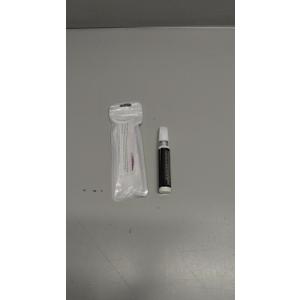 Matte White Rim Touch Up Paint, Flat Black Wheel Paint Pen for Curb Rash & Scratch, Car Wheel Scratch Repair Kit for Alloy, Metal, Enamel, Universal Satin White