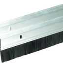 Frost King SB36 Extra Brush Door Sweep, 2-inch X 36-inch Long, Silver-Aluminum - 2-Pack