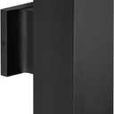 Maxxima LED Rectangular Outdoor Porch Light - 2000 Lumens, 3000K Warm White Light, Up and Down Sconce Lighting, 24 Watt, Automatic Dusk to Dawn Sensor, Aluminum Wall Wash Finish