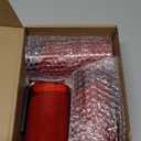 NURADA Flameless Candles with Remote Timer: 3D Wick Battery Operated Led Pillar Fake Candle Set for Wedding Birthday Valentine's Day Christmas Decorations - Red 3 Pack (4" x 5" x 6")