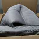 Orthopedic Dog Bed House - Dog House Indoor with Egg-Crate Foam - Tent Bed with Waterproof Lining & Nonskid Bottom, Ideal for Medium Breeds & Fits 30-Inch Crate - 29"x18", Charcoal